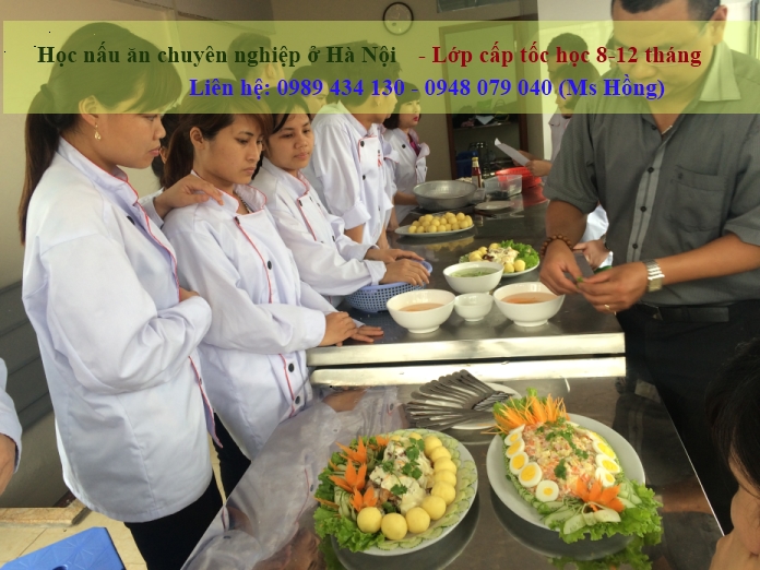 Học nấu ăn chuyên nghiệp ở Hà Nội